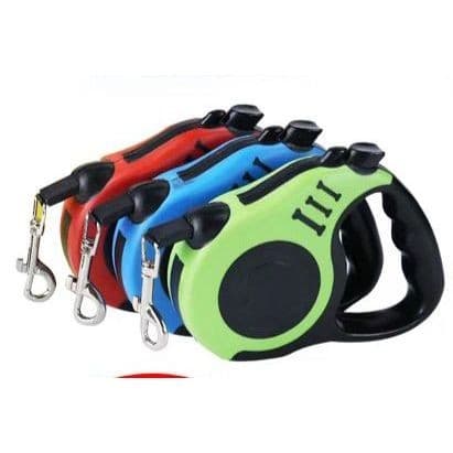 Guias Retráteis Pet Cachorro Gato Resistente Com Trava 3M/5M Para Passeio DONG