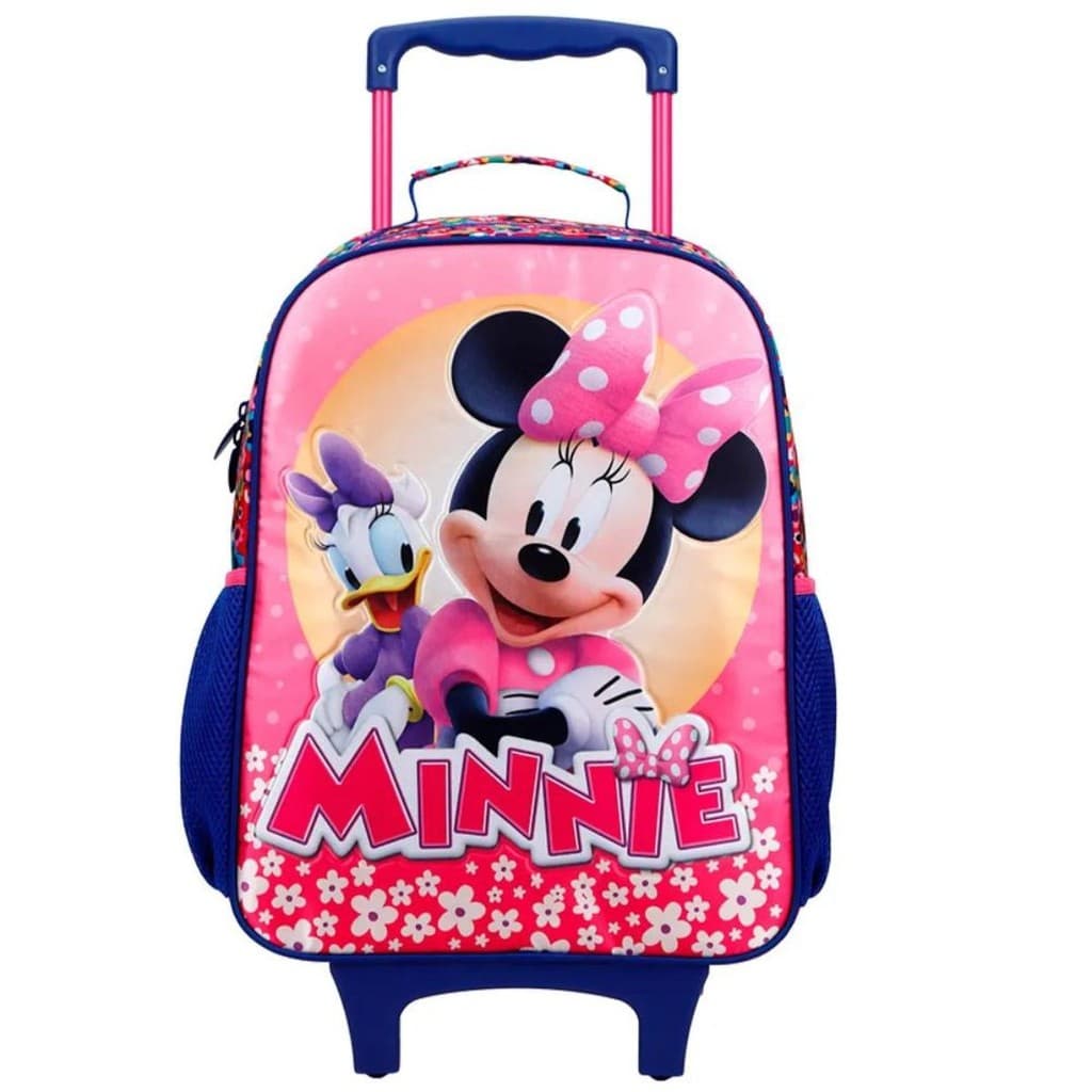 Mochila Rodinha Infantil Escolar Minnie Margarida Xeryus 11430