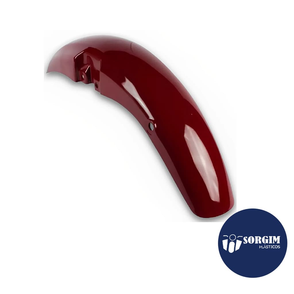 Paralama Dianteiro Titan 125 2000/2001 e 2004 Vermelho