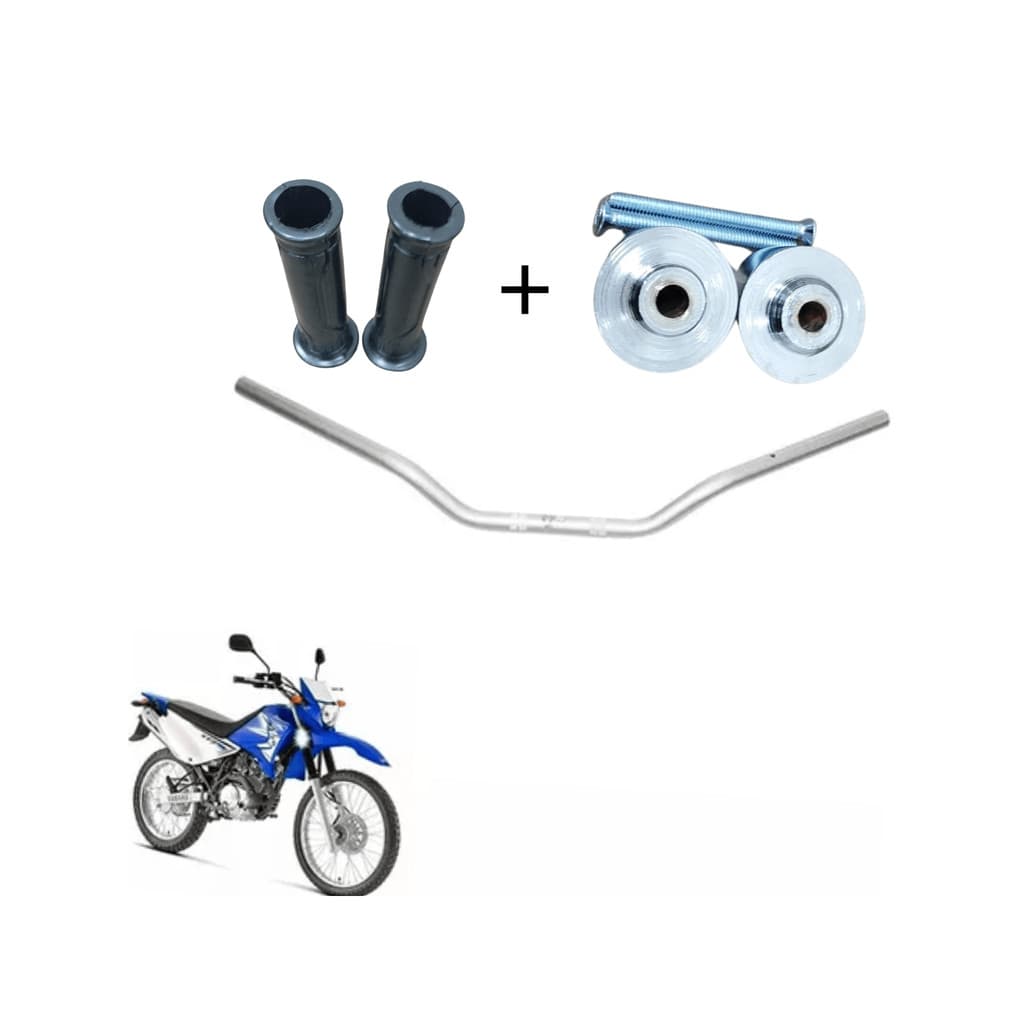 Guidão XT 125 Com Pezinho E Manopla Estabilidade Moto Acessório
