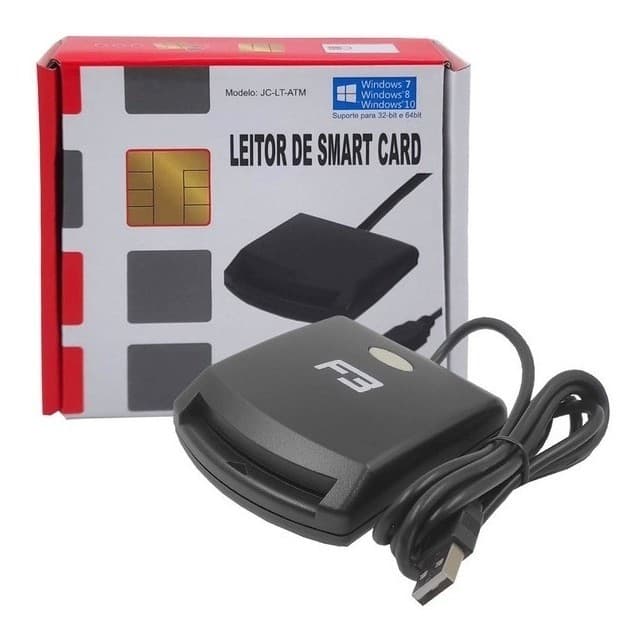 Leitor De Smart Card Cnpj E Cpf Usb