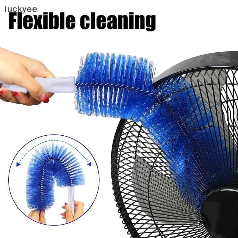 luckyeo Ventilador Escova Dobrável Microfibra Espanador Doméstico Removedor De Poeira De Limpeza Para Ar Condicionado Mó