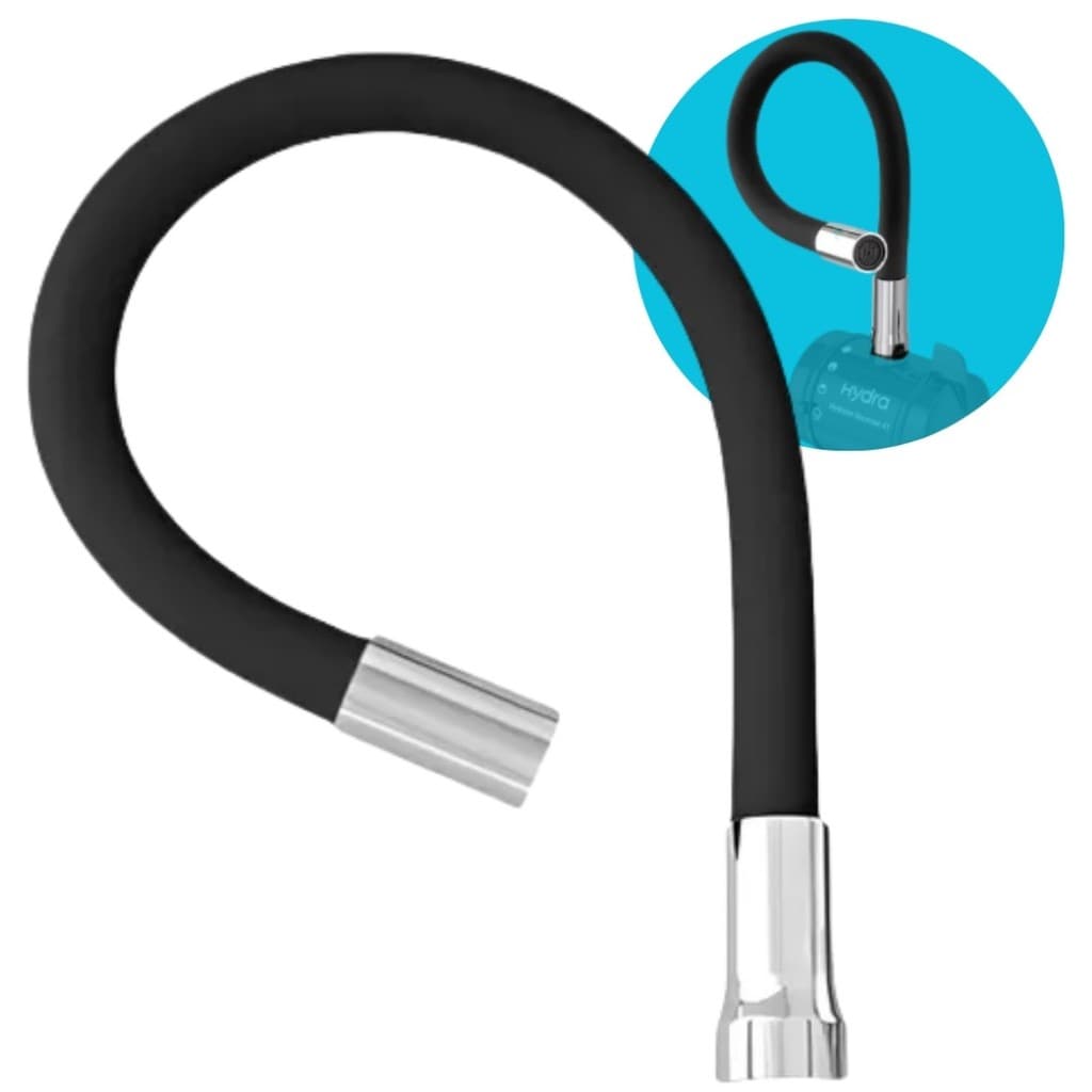 Tubo Fléxivel Bica Torneira Hydralar Gourmet 4t Preto Hydra peça de reposição Original