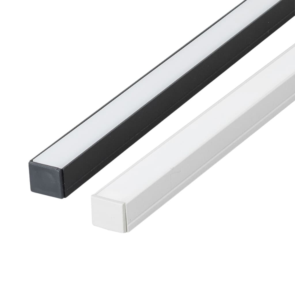 Kit 40 Perfil de Led Reforçado Sobrepor 17x14mm Barra 2m para Fita de Led Pasilux