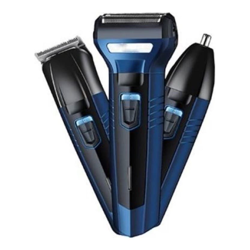 Maquininha De Barbear Depilador Aparador Pelos Masculino 3 em 1 profissional barbeiro recarregável