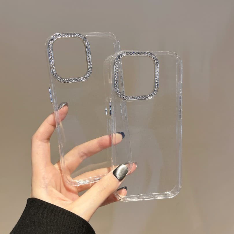 Capa De Telefone Com Diamante De Strass Brilhante Para Infinix Hot 50 Pro Plus 50i 40i Smart 9 8 HD 8 8 TPU Capas Transp