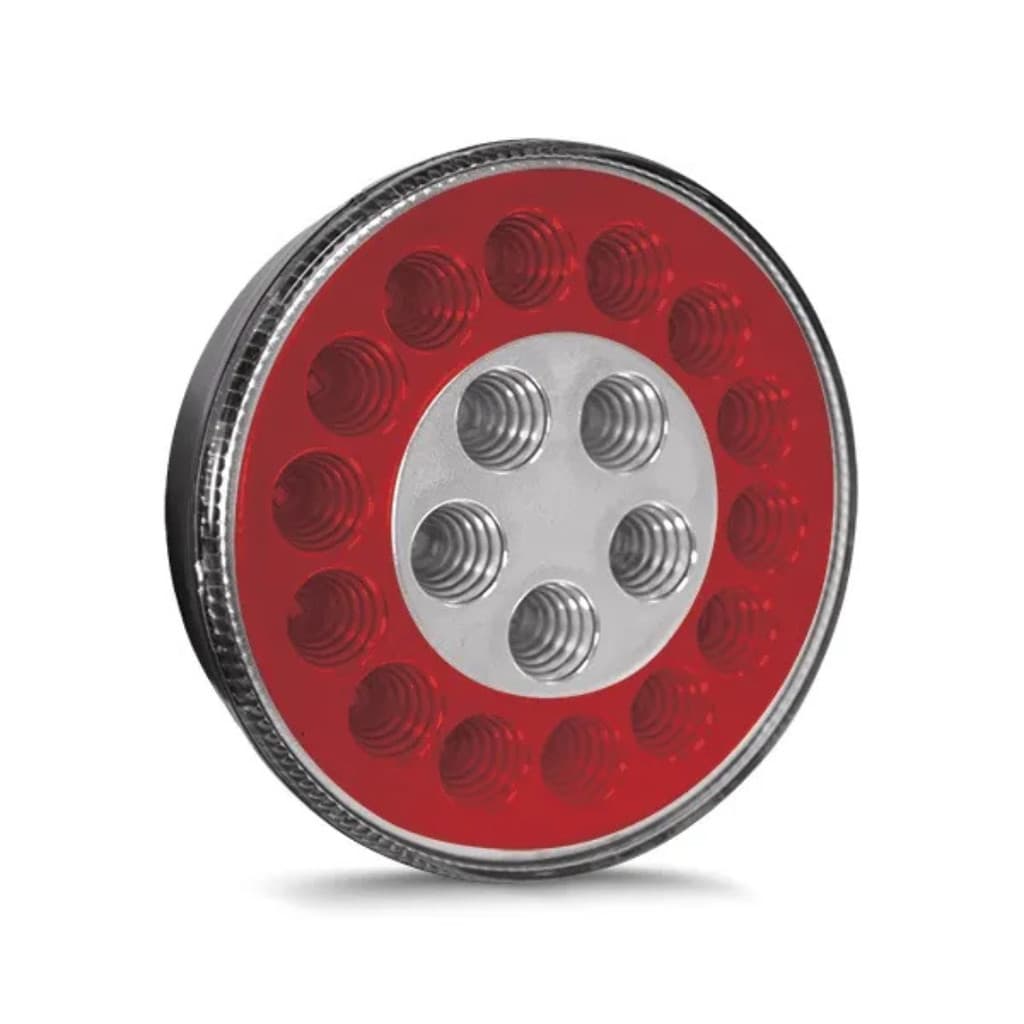 Lanterna Caminhão 19 Leds Corujinha Bivolt Universal Bic Leds Cabine Ou Refil