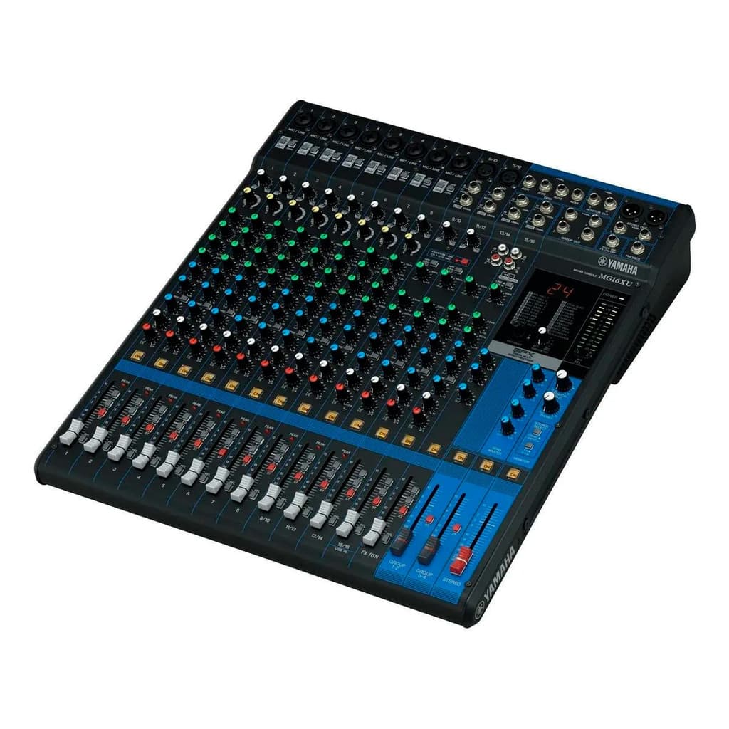 MESA DE SOM YAMAHA MG16XU 16 CANAIS C/ EFEITO BIVOLT