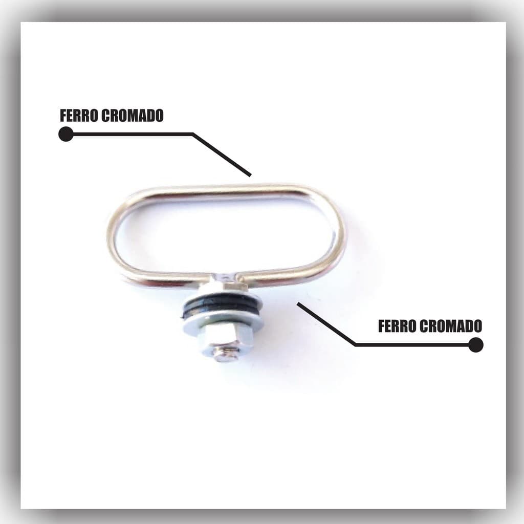 Guia Cabo Paralama Ferro Cromado Titan 125-150-160 Universal
