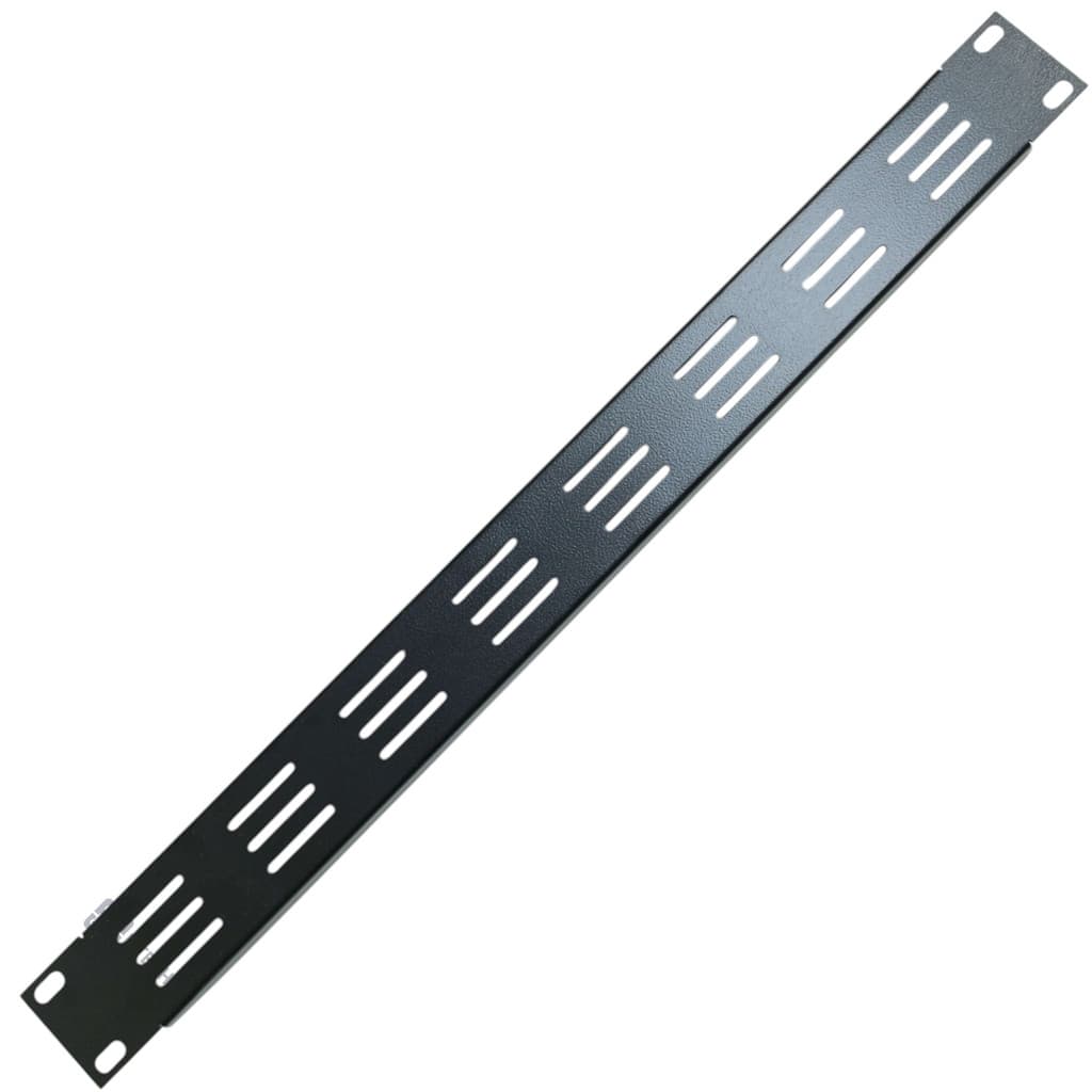PAINEL RACK 19" 1U COM VENTILAÇÃO LINHA EM AÇO #20 (1mm)