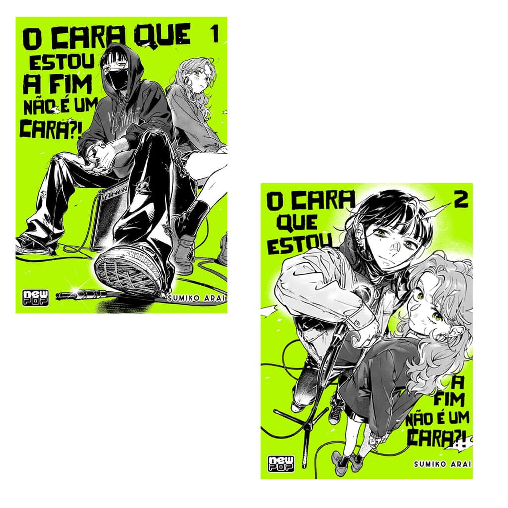 MANGA NEW POP: O CARA QUE ESTOU AFIM NÃO É UM CARA?! 1 e 2 Novo lacrado e em português
