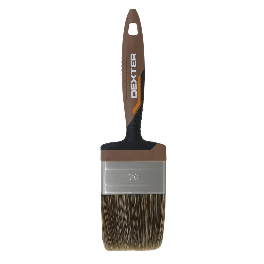Pincel para Stain e Verniz 70mm Dexter Cabo Ergonômico
