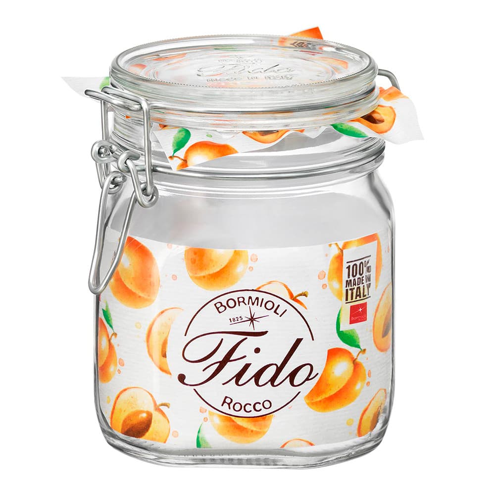 Pote Hermético de Vidro 750ml Conserva Fido Bormioli Rocco