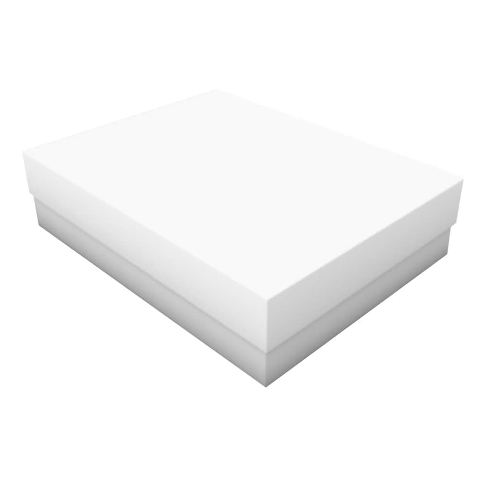 10 Unidades Caixa Para Presente Média Branca 22cmX28cmX7cmX4cm