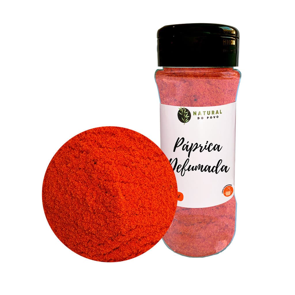 Páprica Defumada Em Pó Ingredientes Selecionados Premium Pote com Dosador 75g