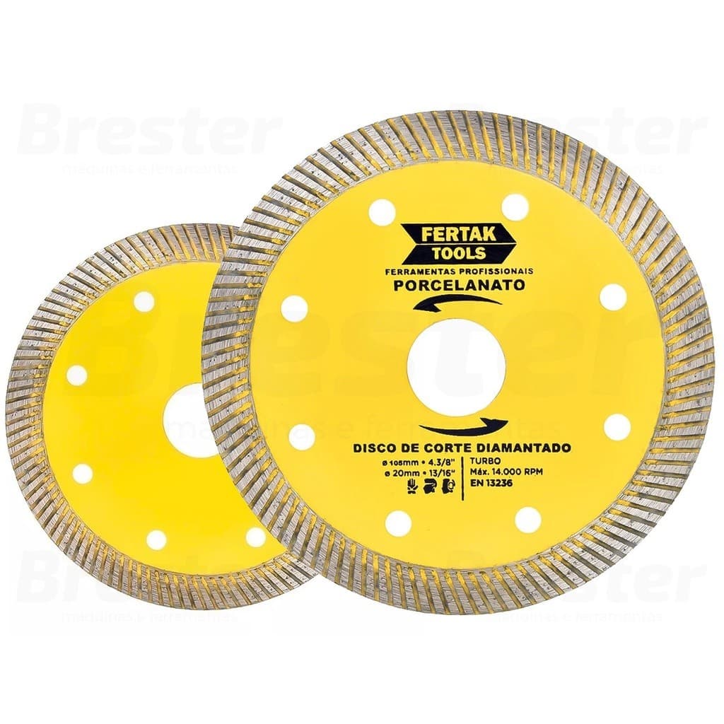DISCO DIAM TURBO 20 X 110 MM DISCO DIAMANTADO FERTAK