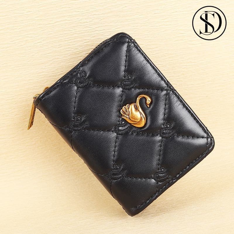 SHINYDIARY Nova Carteira Feminina De Luxo Com Porta-Cartões PRETO