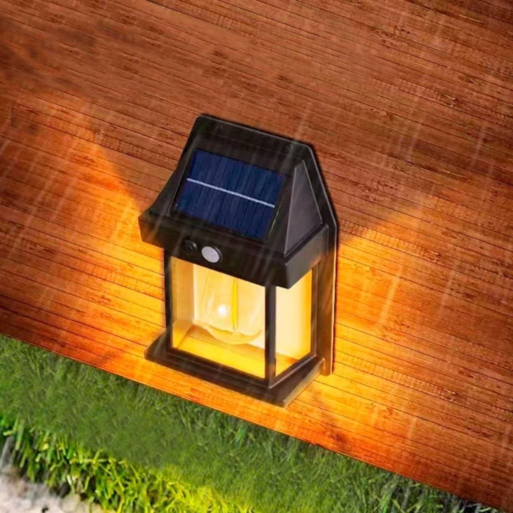 Luminaria Solar Com Sensor de Movimento Luz De Parede Lâmpada LED 3 Modo De Iluminação Energia Solar