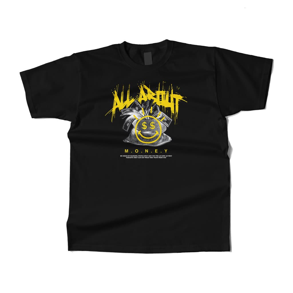 Camisa Camiseta Unissex ALL ABOUT Algodão 30.1
