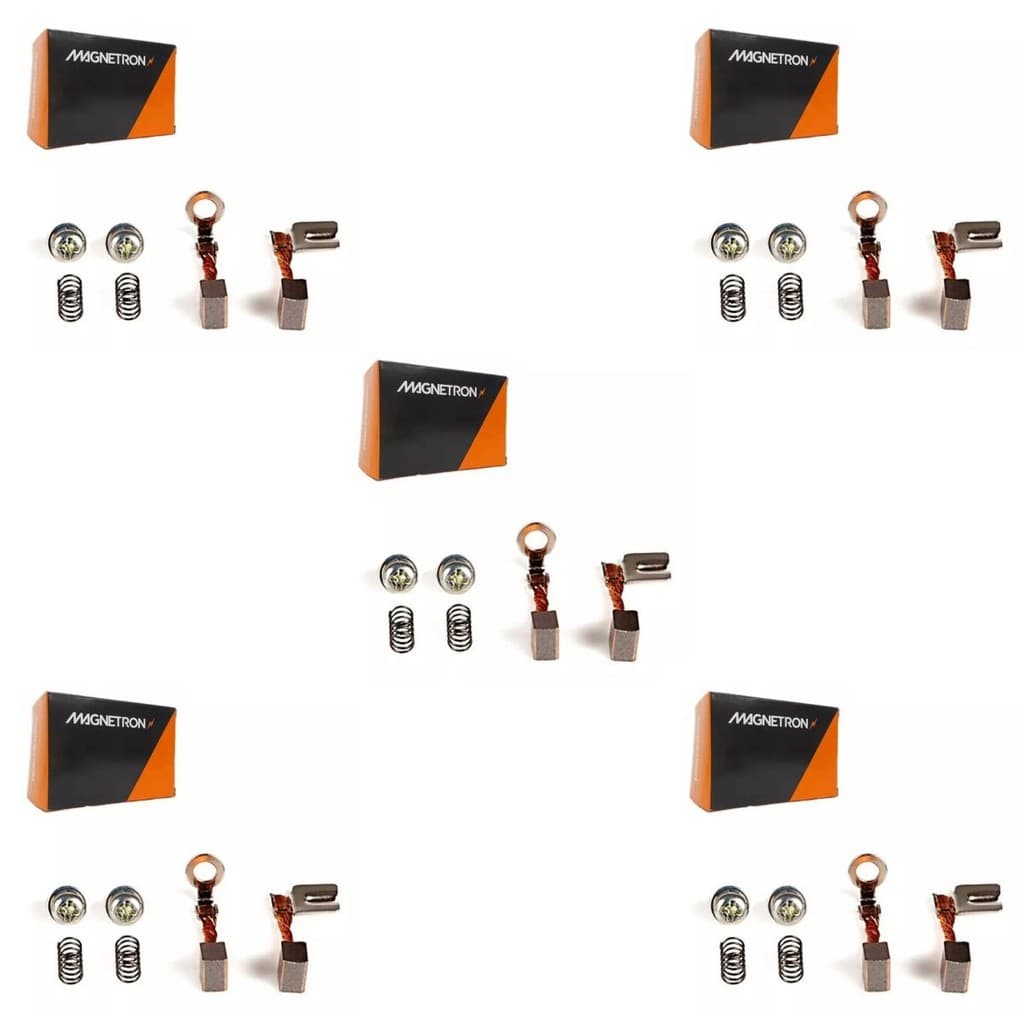 Kit 05 Reparo Escova Motor Partida 150 Fazer/Factor/Crosser