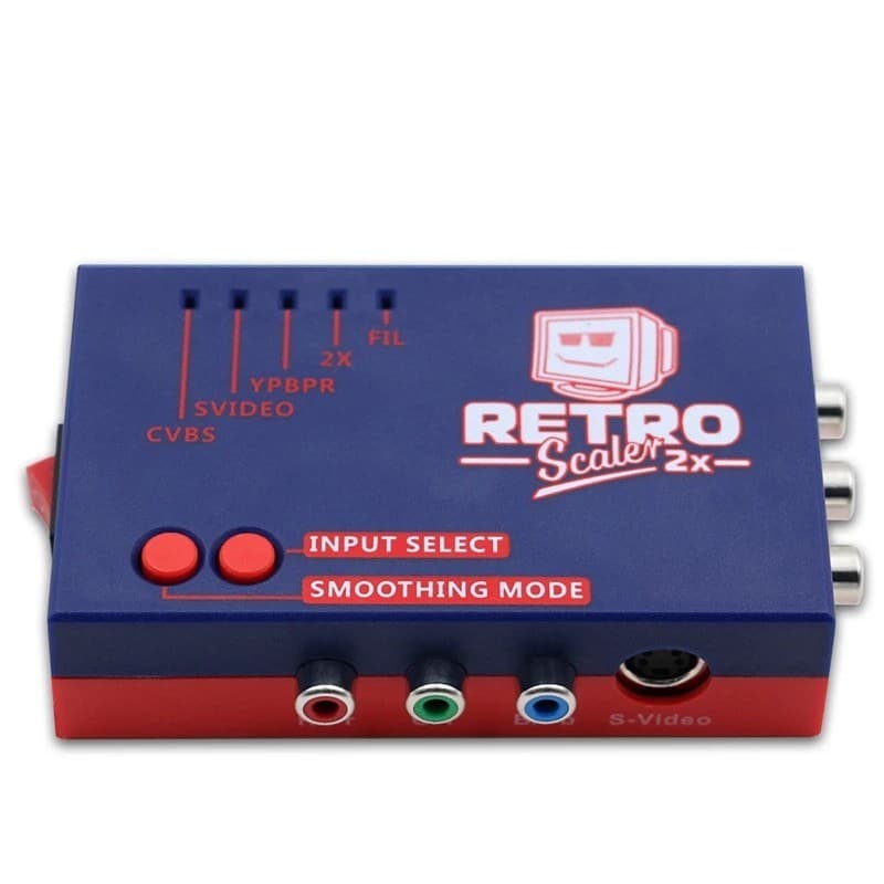 RETRO SCALER 2X CONVERSOR HDMI RCA COMPONENTE RETROSCALER UPSCALER