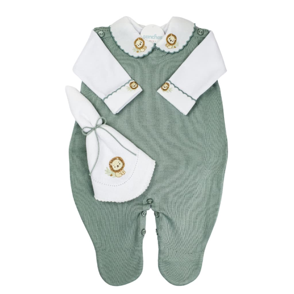 Conjunto Saida Maternidade Completa Recem Nascido Menino