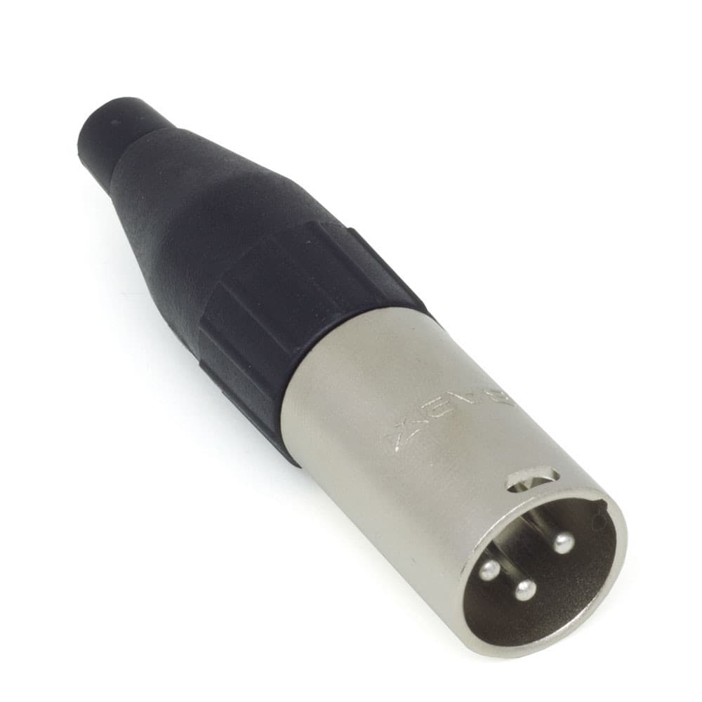 KIT 2 CONECTOR PLUG SANTO ANGELO XLR MACHO LINHA 3P SA2X
