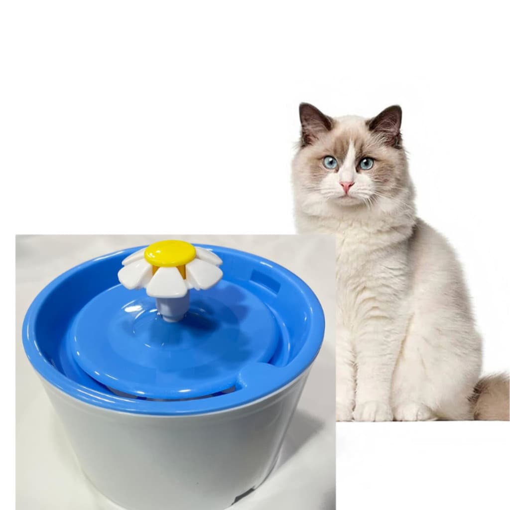 Bebedouro Elétrico Fonte Água p/ PET - Gato Cachorro Dispenser Filtro Silencioso  1,6L