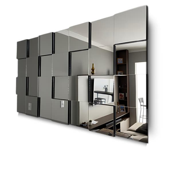 Espelho Decorativo 3D Liverpool - Kit com 18 Unidades