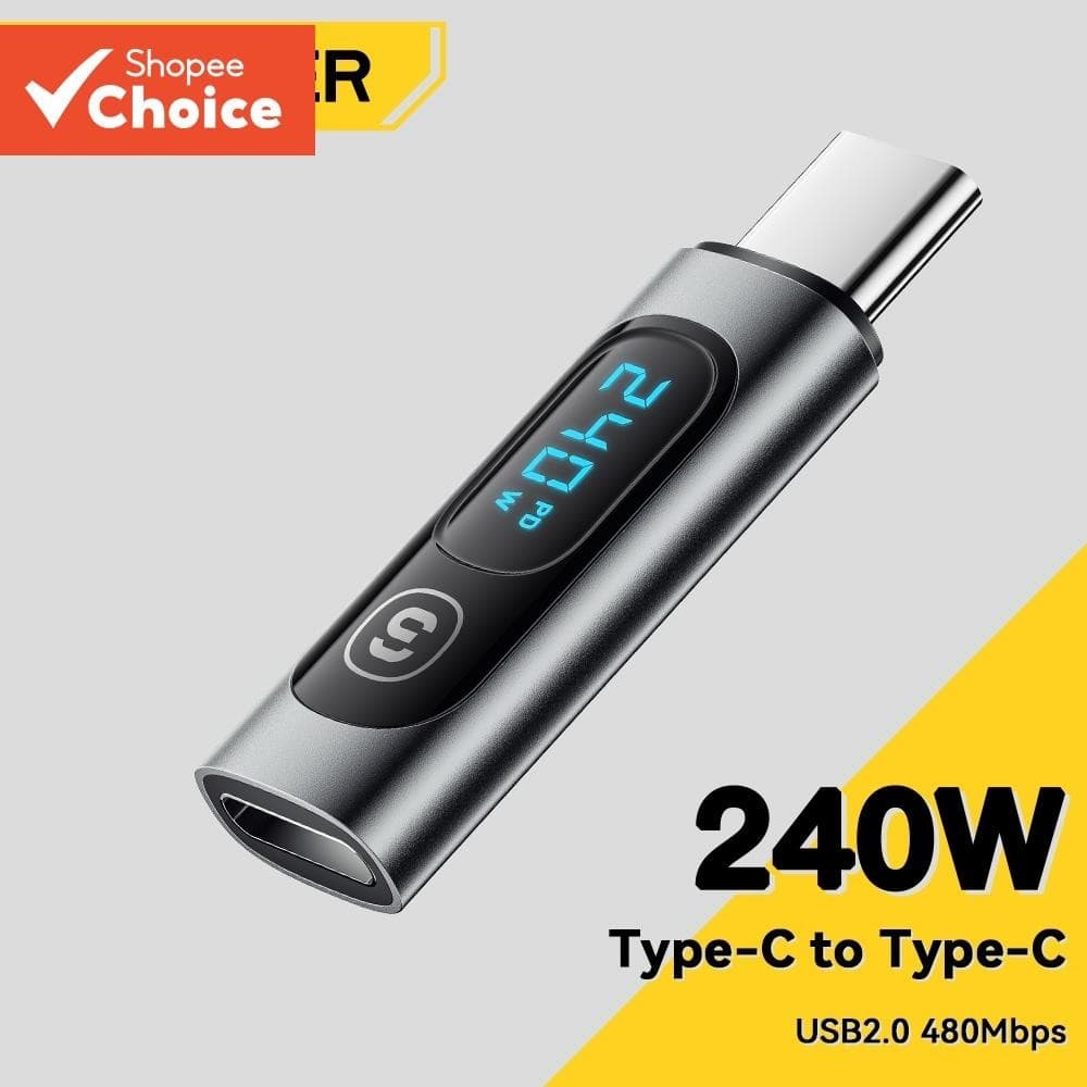 Adaptador De Alimentação Essager Type C Para 240W Suporta Cabo De Transmissão De Dados Telefone Laptop