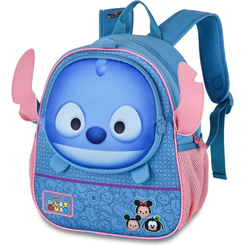 Mochila Costas Stitch Disney Infantil Escolar Passeio