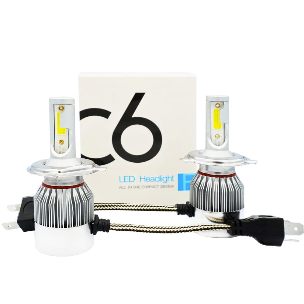 Par De Lâmpadas Led C6 H4 Universal