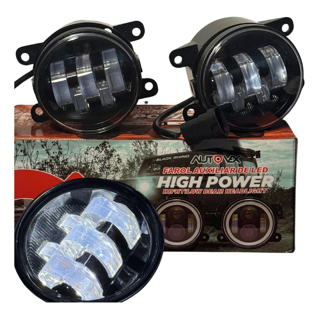 Farol De Milha Led C3 C4 Ecosport Fiesta Focus Ka Ranger
