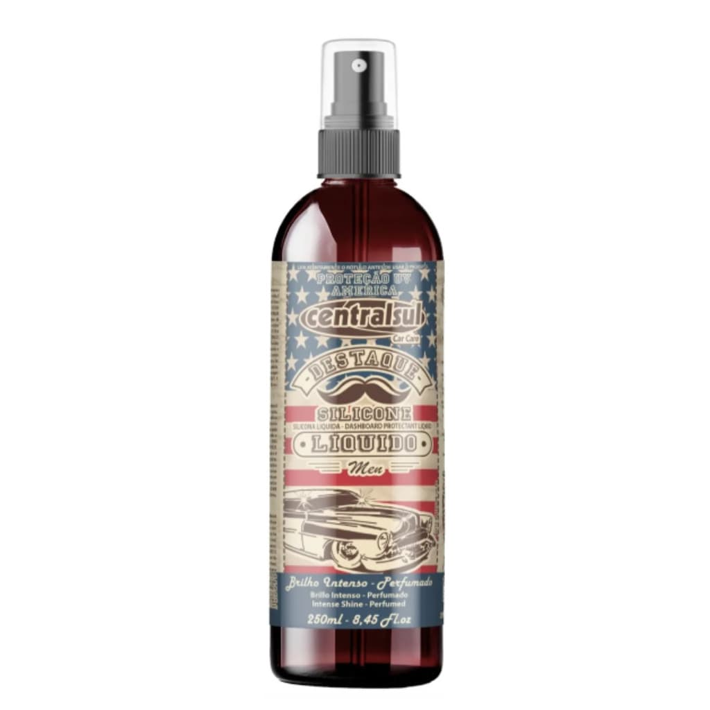 Silicone Líquido Perfumado Car Care Men América 250ml Centralsul