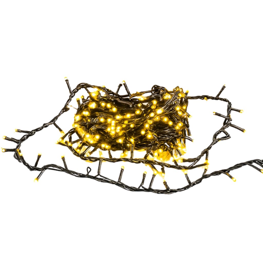 Pisca Cordão Estrobo Branco Quente 10m com 500 LEDs Branco Quente a prova D'água
