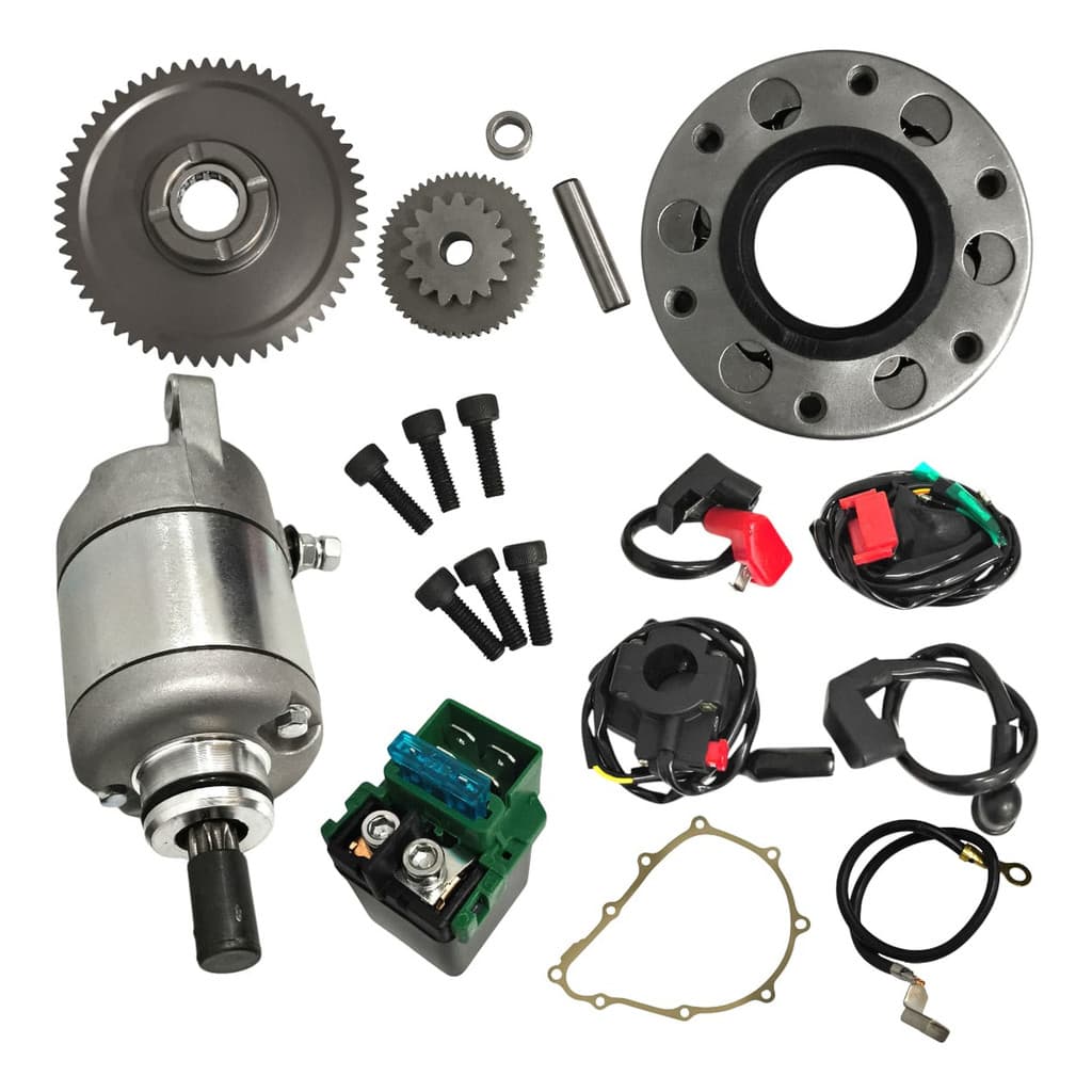 Kit Sistema Partida Elétrica Completa Titan Cg 150 2004 Até 2008 Fan 125 2009 Até 2015