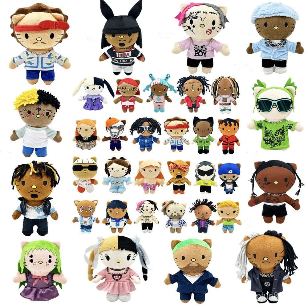 2026LIL PEEP Hello Kitty Pelúcia , Bruno Mars xxxtentacion Juice World Tyler O Criador Billie Eilish Travis Scott Kany