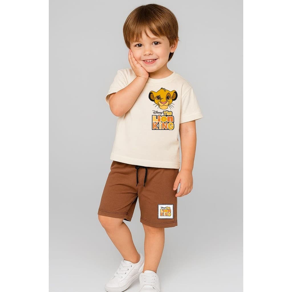 Conjunto Infantil Masculino Rei Leão Simba