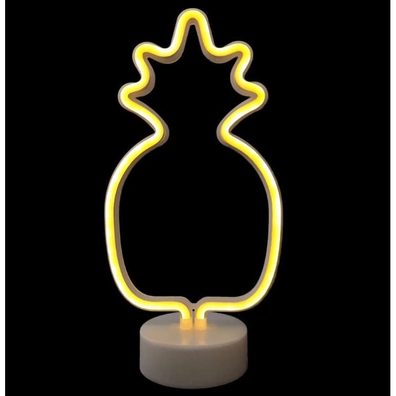 Luminaria Led Neon Abacaxi  Abajur  Decoração Quarto Festa