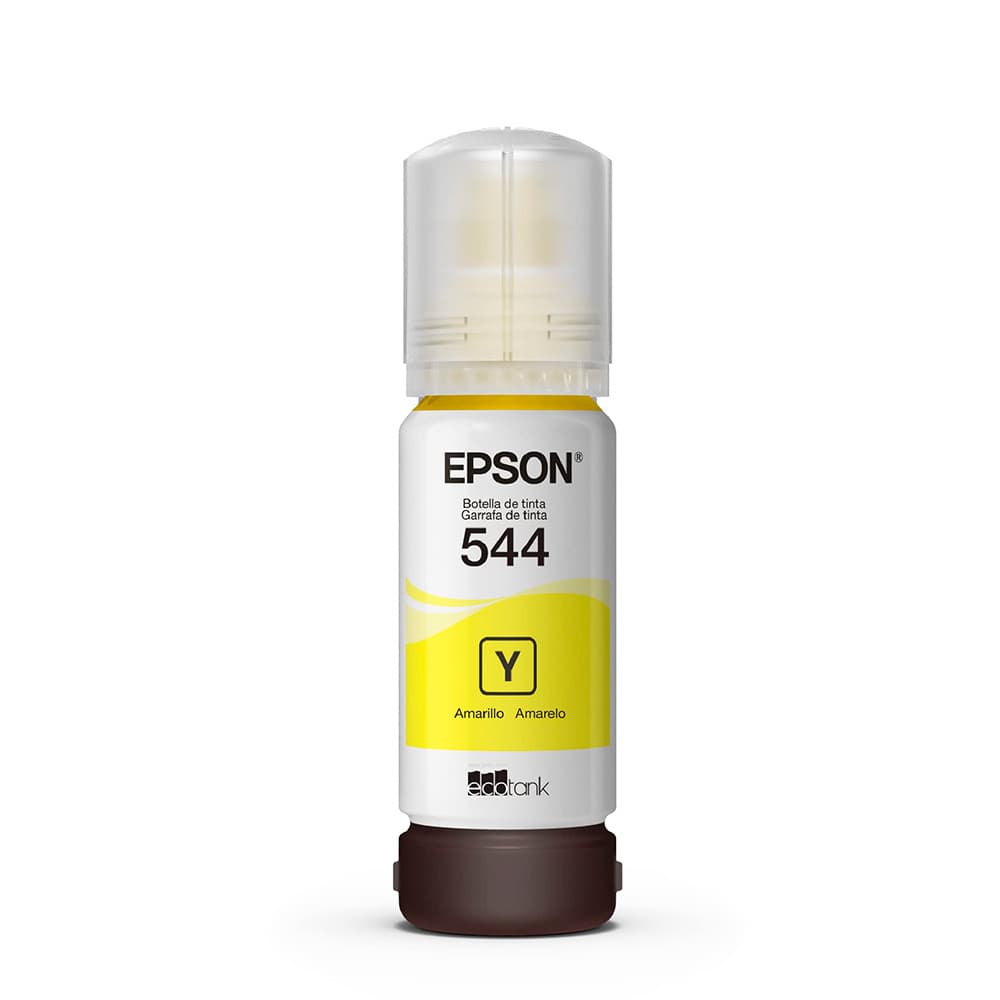 Refil Tinta Epson T544420 AL Amarelo Original EcoTank