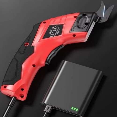 Tesoura Elétrica Para Tecidos Usb Recarregável 3,6v 2000mAh Bivolt DONG