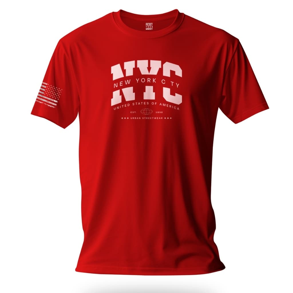 Camiseta Reset Masculino NEW YORK  100% Algodão Premium