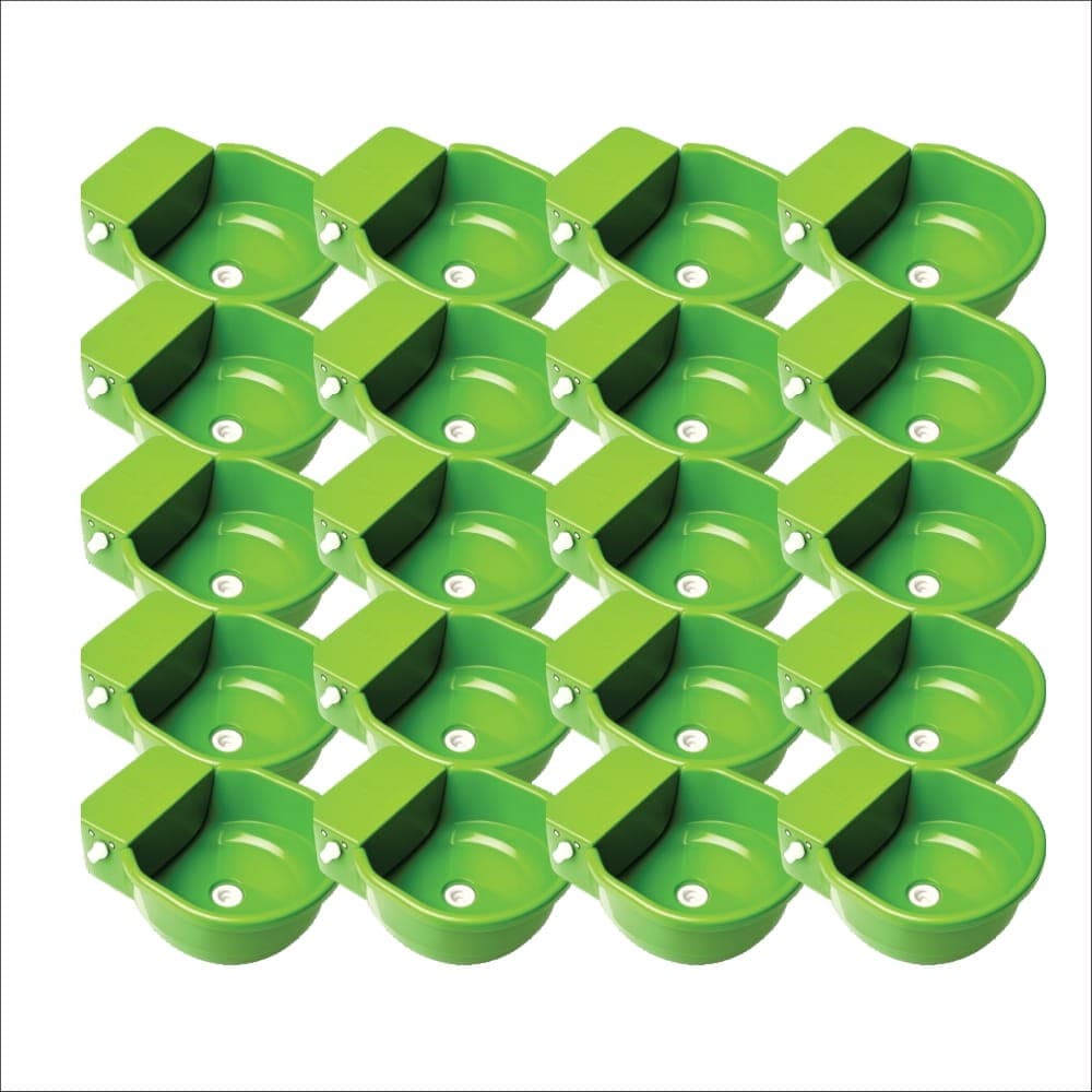 Bebedouro Cocho Pet Com Bóia Verde 7 Litros - 20 unidades