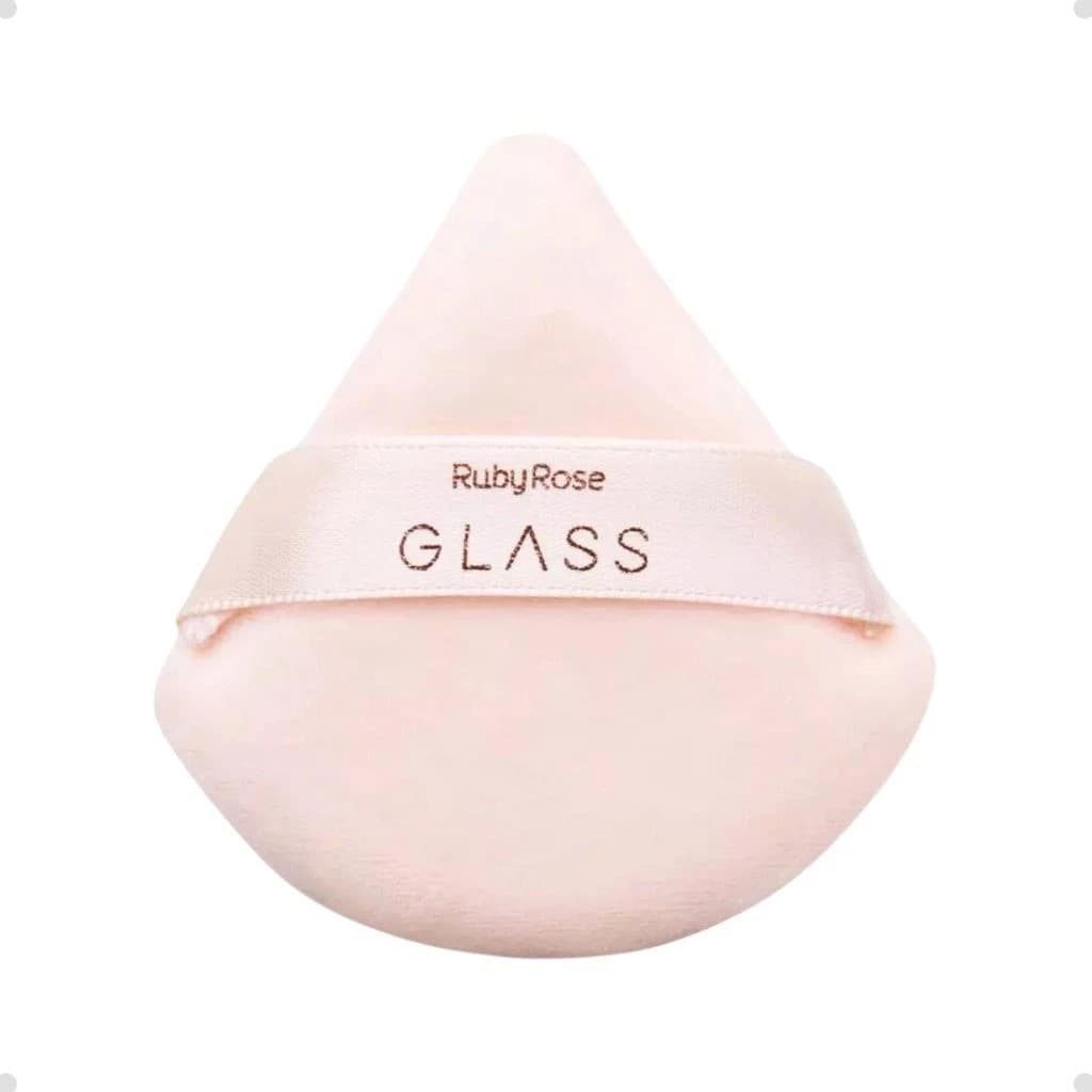 Esponja Powder Puff Glass Ruby Rose