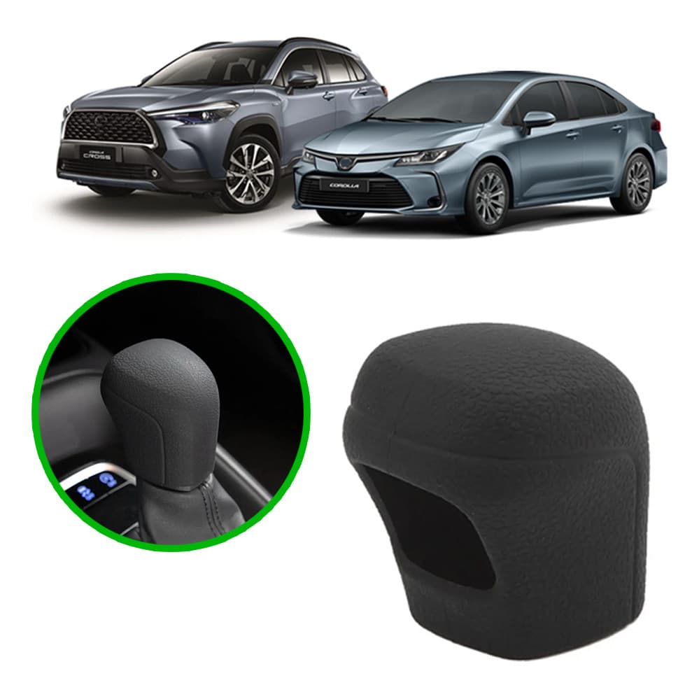 Capa Silicone Manopla Câmbio Corolla Cross 2020 Até 2026