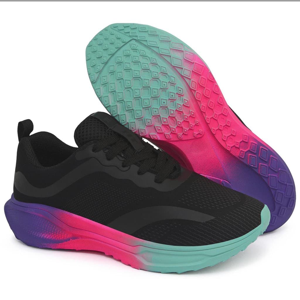 Tênis Fitness Masculino Feminino Esporte Caminhada Treino Solado Macio Conforto Estilo Dia dia Cores