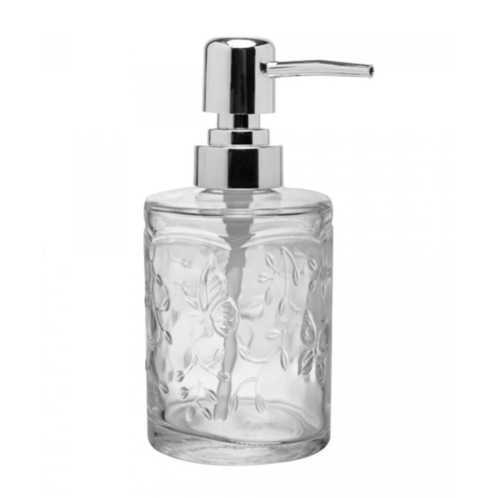Porta Sabonete Líquido de Banheiro Vidro 15,5cm x 7cm Lyor Dispenser Sabonete Líquido