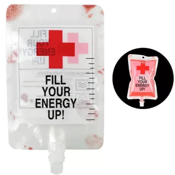 Bolsa Sangue Artificial 250ml- Acessórios Fantasia