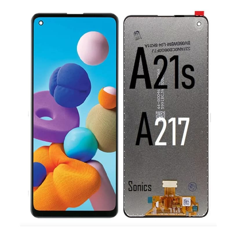Tela Compativel Display Frontal Compativel Com Samsung A21s + PELICULA + COLA 15ML AQUICELLBSB