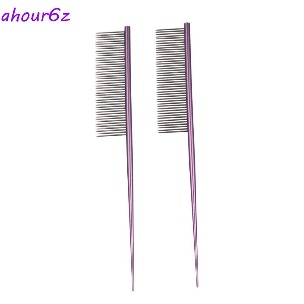 Pente Para Cuidar De Cães AHOURZ , Colorido Pulgas De Animais De Estimação Com Dentes Densos De Cabelo De Aço Inoxidável